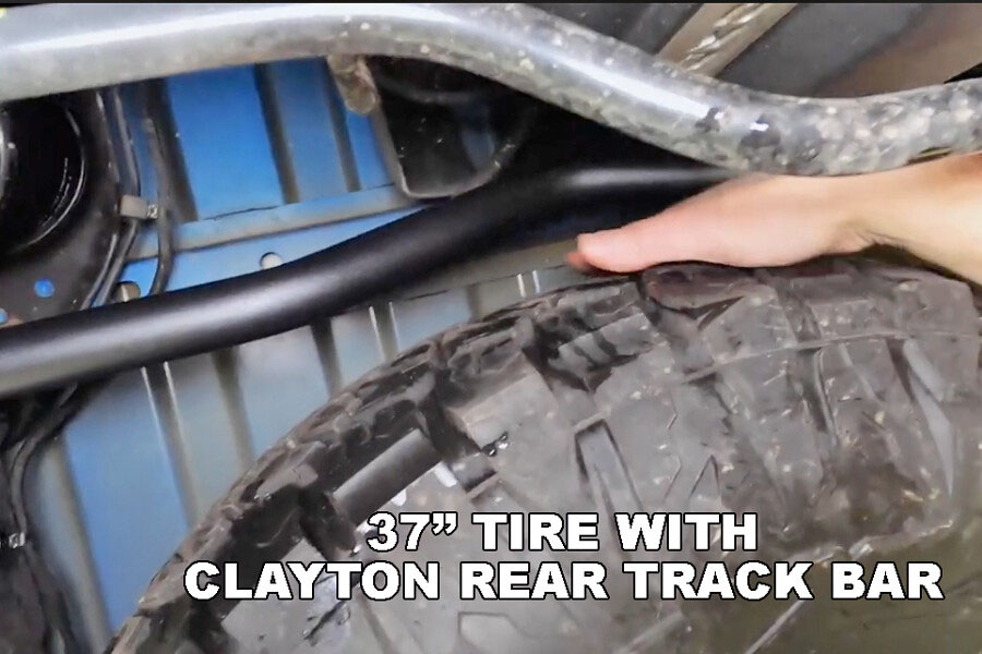 Clayton Adjustable Track Bar Rear - JT