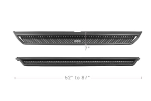 Go Rhino Dominator Xtreme D1 Side Steps w/ Rocker Panel Mounting Bracket Kit - Bronco 2021+ 2dr