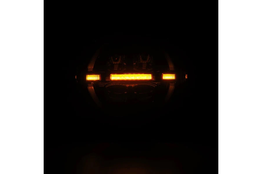 AlphaRex NOVA-Series LED Projector Headlights - Black - JT/JL