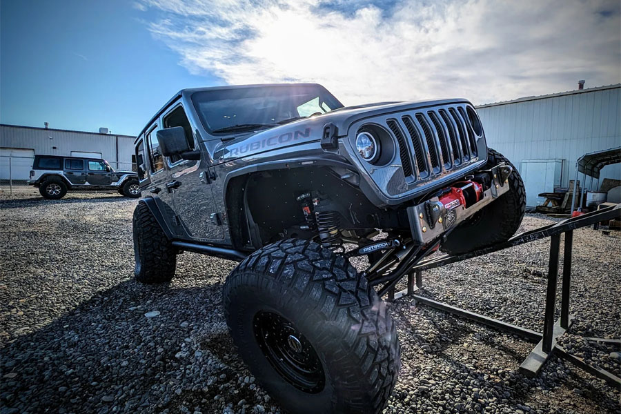 Next Venture Motorsports Ultimate Clearance 3in Frame Chop Front Bumper w/ LED Mount - JL/JT/JK
