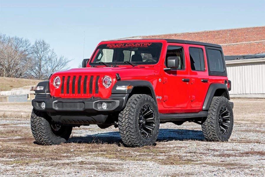Rough Country 2.5in Suspension Lift Kit w/ V2 Shocks   - JL 4Dr Non-Rubicon