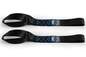 Borne Off-Road Heavy-Duty Ratchet Tie-Down Kit 2-Pack Black