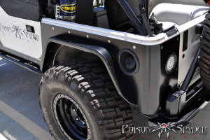 Poison Spyder Crusher Corners w/ 3in DeFender Flares Aluminum  - TJ