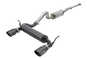 aFe Power Rebel Series 2.5in Cat-Back Exhaust System w/ BlackTips - JK