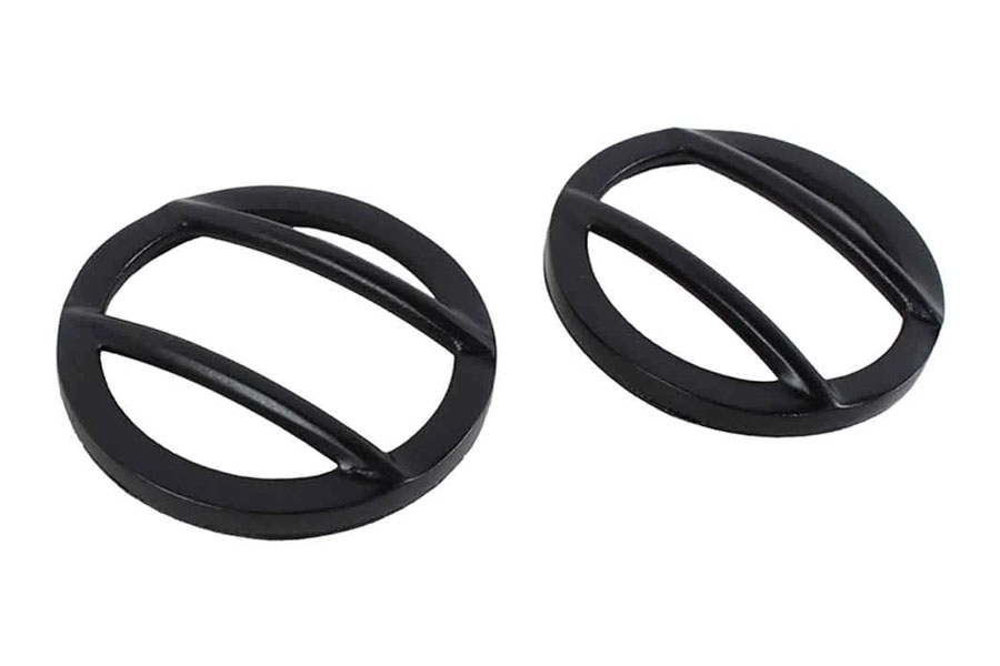 Kentrol Black Side Marker Covers Pair - Black Powder Coat - JK