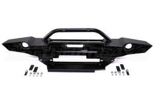 LOD Signature Series Full Width Front Bumper w/Bull Bar Black Powder Coated - JK