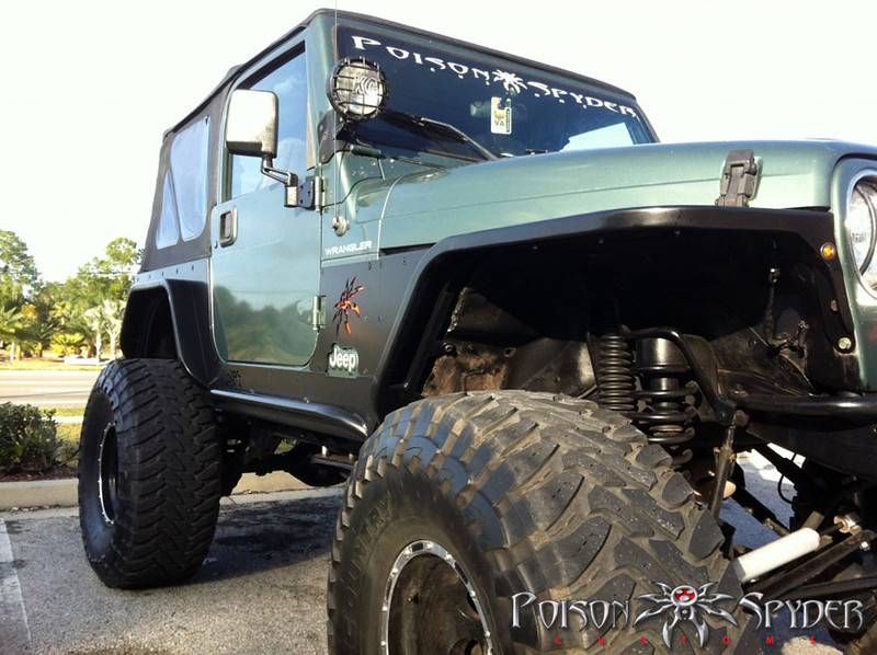 Poison Spyder DeFender Full Length Side Plates - LJ/TJ
