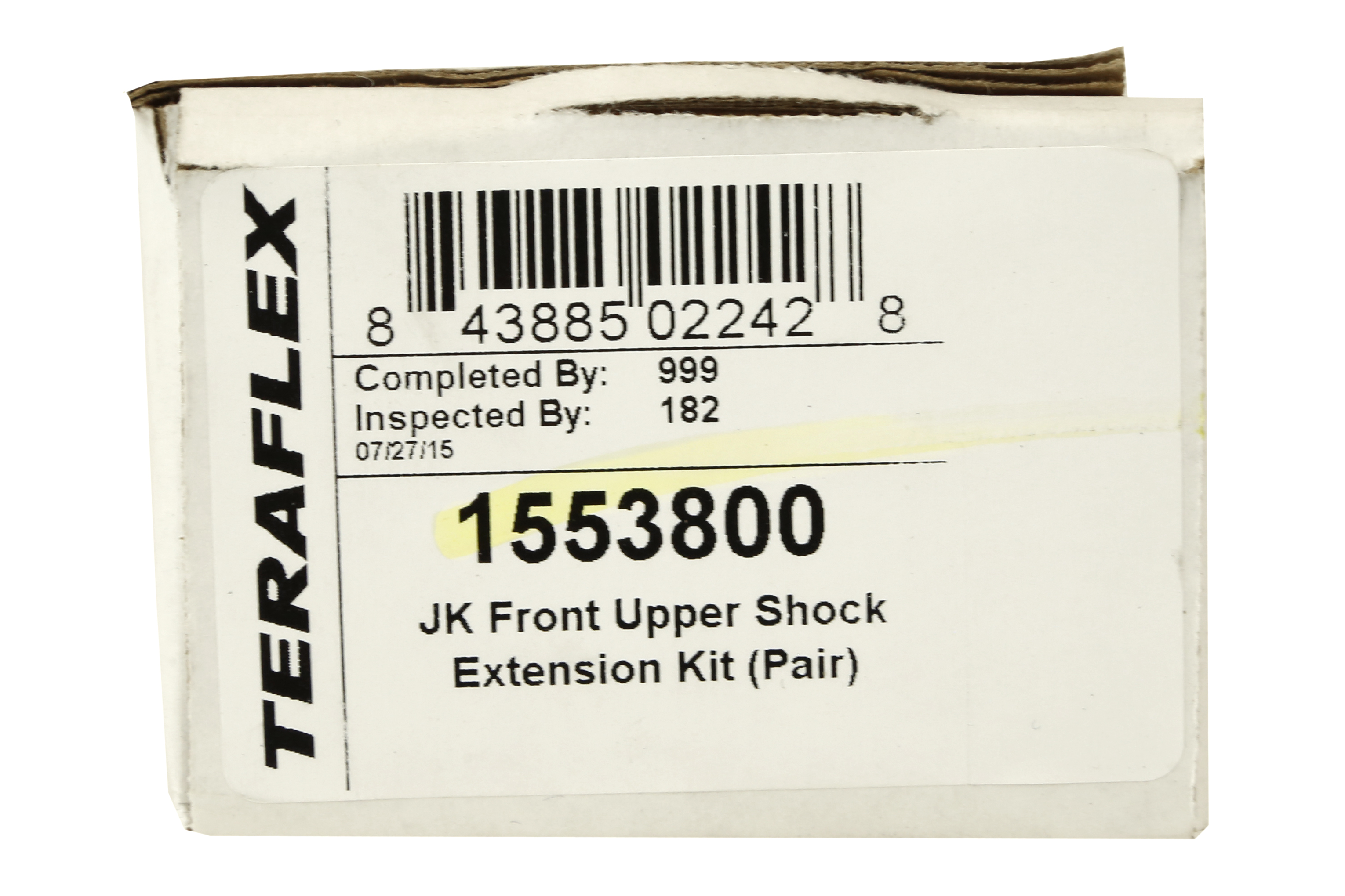 Teraflex Shock Extension Kit Front Upper - JK