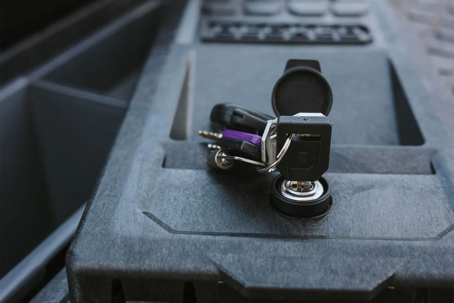 DECKED Drawer System Locks