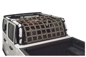 Dirty Dog 4x4 Rear Seat Netting, Grey - JT