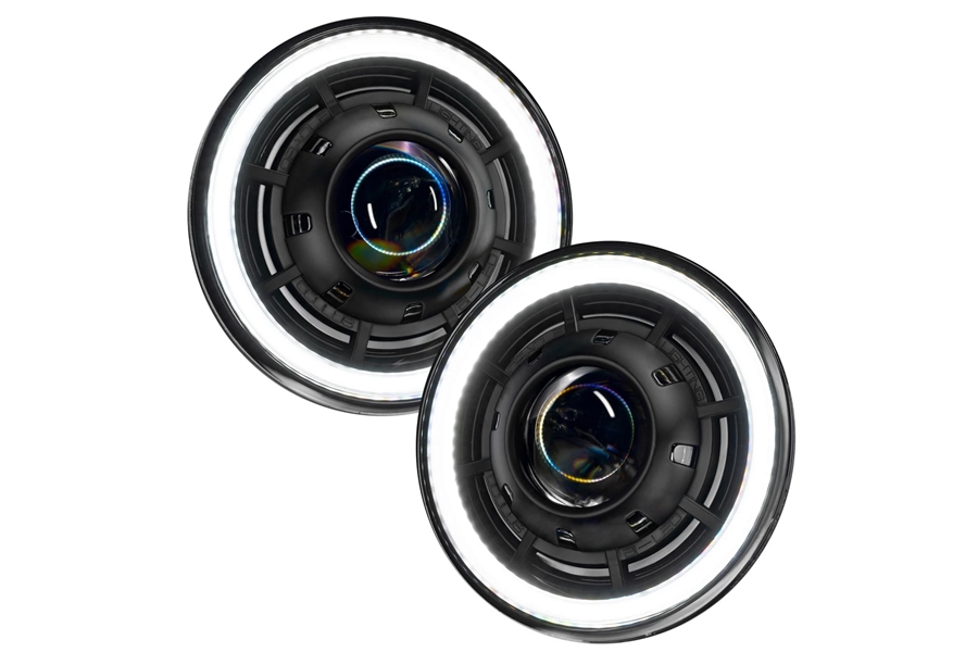 ORACLE Oculus 7in Bi-LED Projector Headlights  - JK