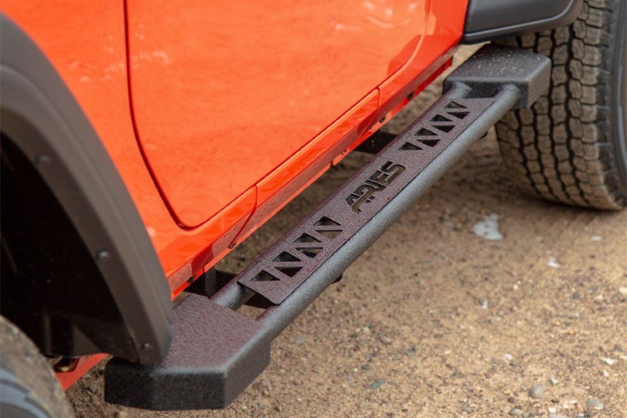 Aries Automotive Rocker Step Running Boards, Black - JL 2dr