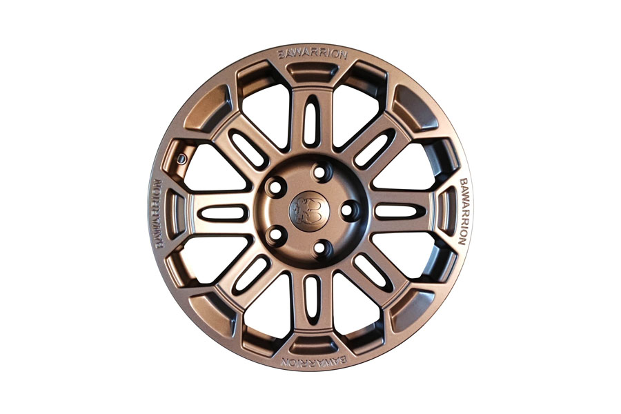 Bawarrion BUiL'T 17x8.5 5x5 18mm Wheel - Bronze w/ Bronze Logo - JL/JT/JK