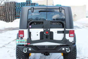JCR Offroad Adventure Tire Carrier Rear Bumper Bare - JK