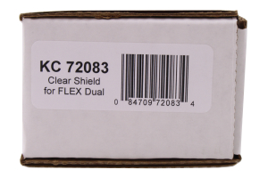 KC Hilites Clear 6in Light Bar Sheild