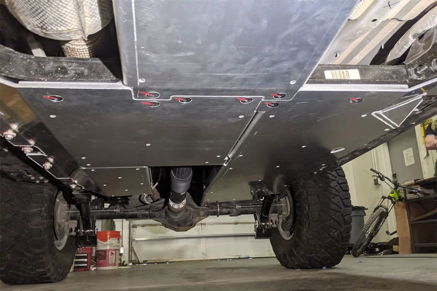 Next Venture Motorsports Aluminum Belly Skid - Bare - JL Diesel 