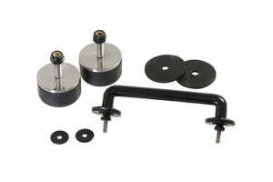 Kentrol Windshield Tie Down Kit - Powdercoat Black  - JK/TJ