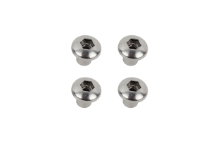 Kentrol OEM Anti-Theft Door Nuts - Polished Silver  - JK 2Dr