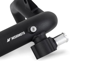 Mishimoto 2.7 L Stock Location Int Kit Micro Wrinkle Black Pipes, Silver Cooler - Bronco 2021+