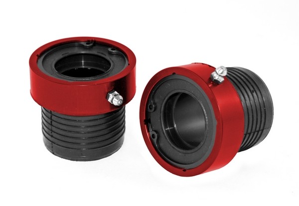 Rugged Ridge Dana 30 / 44 Axle Tube Seal Front Red - JK/LJ/TJ