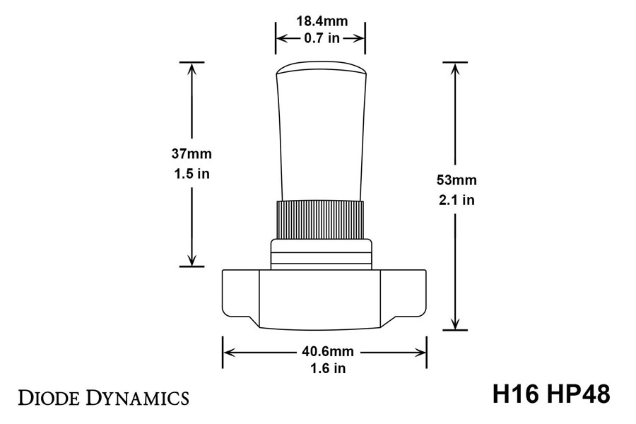 Diode Dynamics 5202/PSX24W HP48 LED Bulbs, Cool White - Pair