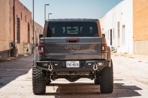 Road Armor Identity Rear Bumper, Texture Black - TJ