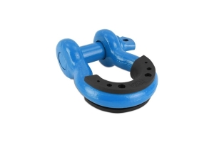 Borne Off Road 3/4in D Ring Shackle, Set of Two, Blue