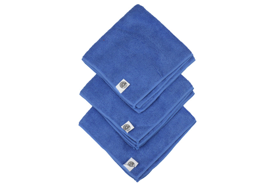Chemical Guys Ultra Fine Microfiber Towels 3 Pack - Blue