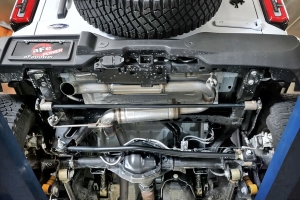 RockJock AFE Axle-Back Exhaust System - Bronco 2021+