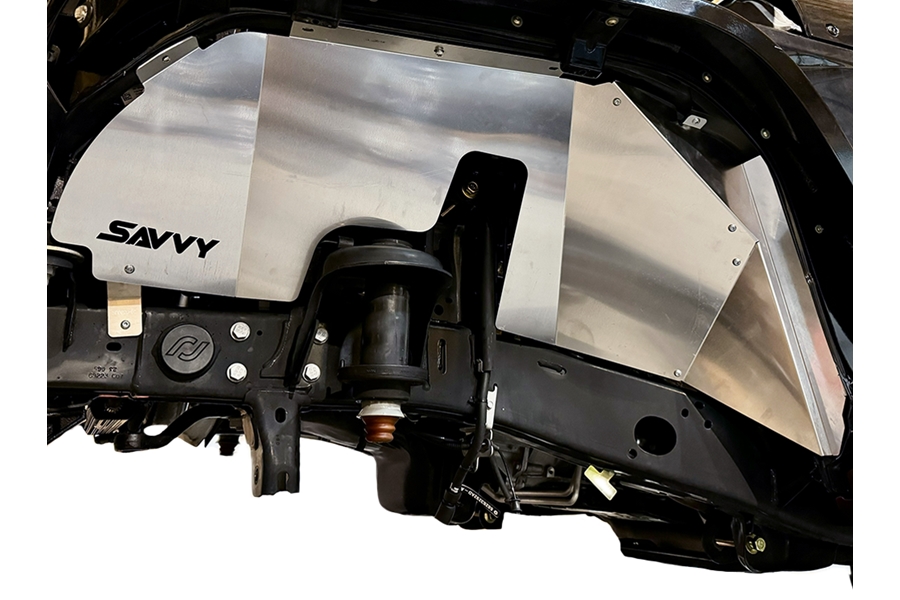 Savvy Offroad High Clearance Aluminum Front Inner Fenders - Bare - JT/JL