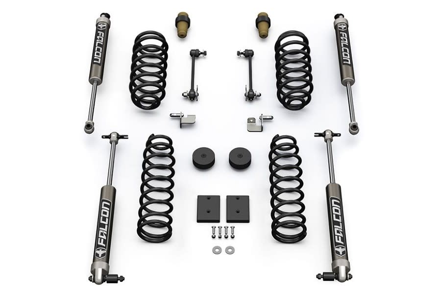 Jeep JK 4dr Teraflex 15in Sport ST1 Suspension System w 21 Falcon Shocks -  Jeep Unlimited Rubicon 2017-2018 | 1311021