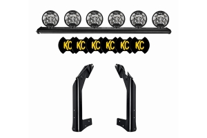 KC HiLiTES 50in KC Xross Bar Overhead Slimlite LED Light System - JK