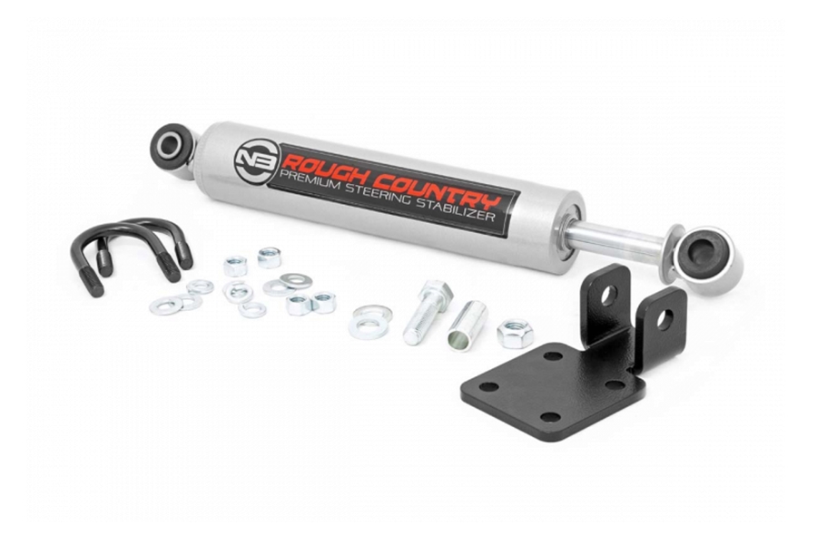 Rough Country HD Steering Upgrade Kit w/ Steering Stabilizer  - TJ 