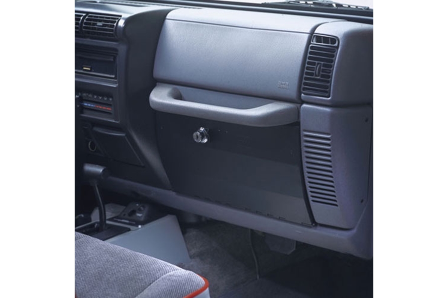 Tuffy Security Steel Glove Box - Charcoal - LJ/TJ