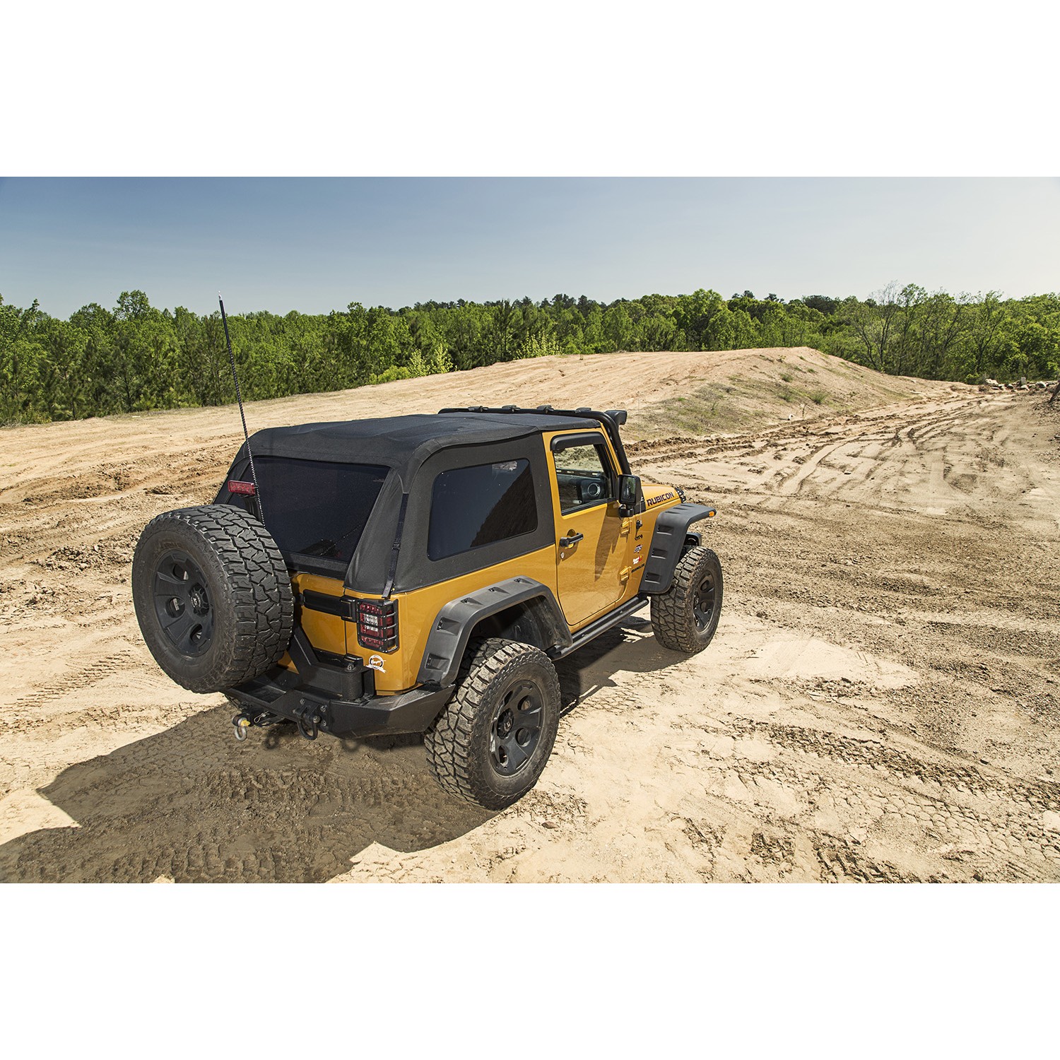 Rugged Ridge Bowless Soft Top Black Diamond - JK 2dr