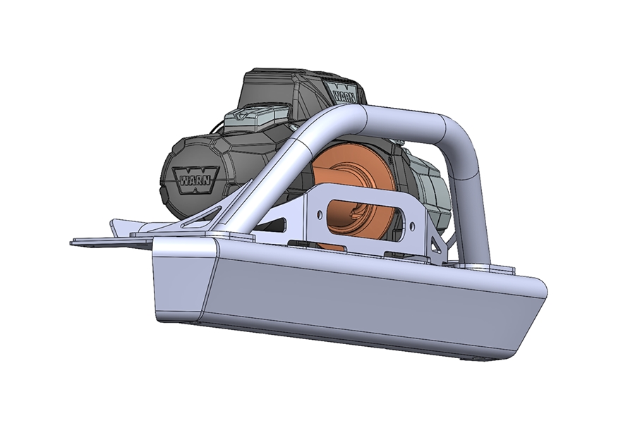 Savvy Offroad Legacy Front Bumper w/ Hoop - Bare - LJ/TJ