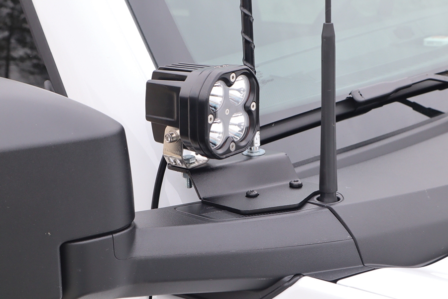 LOD Black Ops Single A-Pillar Base Light Mount - Black - Bronco 2021+