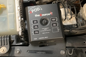sPOD SourceLT w/Red LED Switch Panel - JK