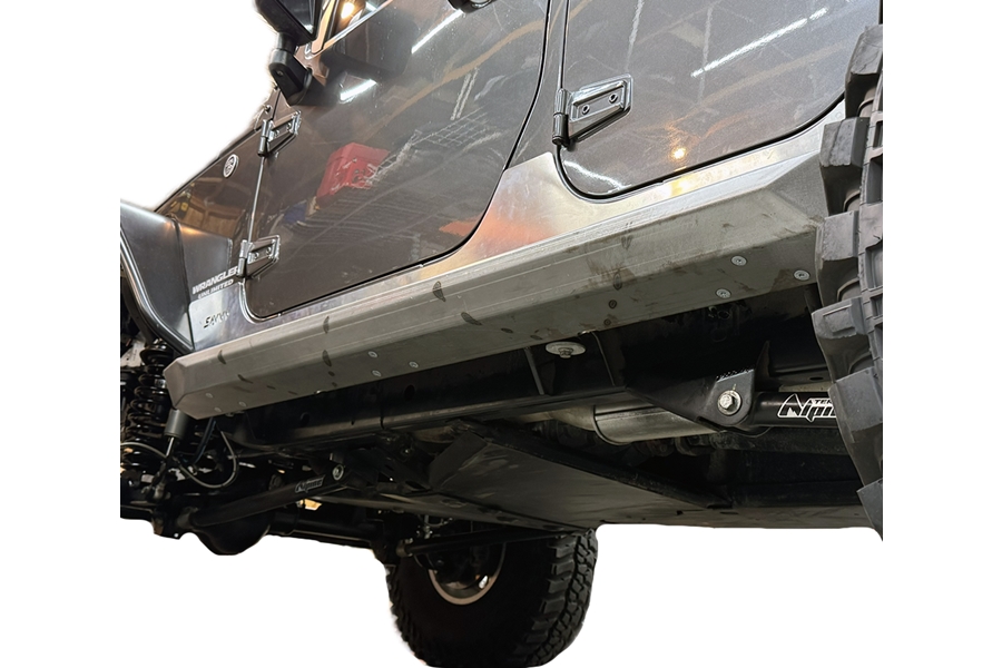 Savvy Offroad Krawler Lite Bolt-On Slider Kit - Bare - JK 4Dr