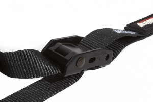 SpeedStrap Cam-Lock Tie Down w/ Snap 'S' Hooks and Soft Tie (Black; Pair)
