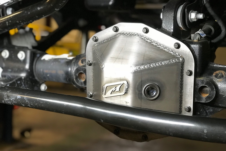 Motobilt Dana 44 Front and Rear Differential Cover Kit - Bare Steel  - JT/JL 