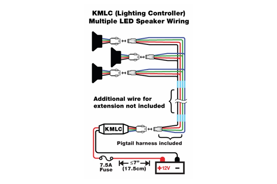 Kicker KMLC LED Lighting Remote (with receiver module)    
