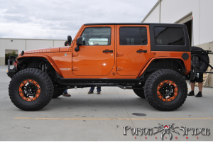 Poison Spyder Brawler Rockers Aluminum - JK 4dr