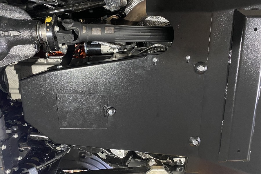 Rock Hard 4x4 Complete Bellypan Skid Plate system w/dual Crossmembers - JL 392