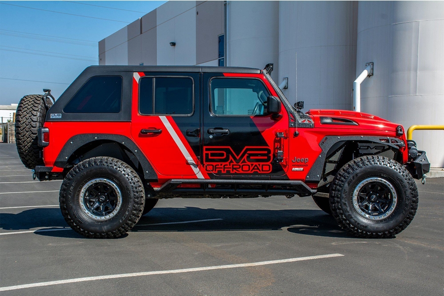 DV8 Offroad Front and Rear Fender Delete Kit  - JL 