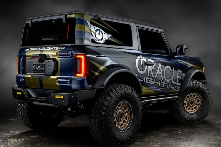 Oracle V2 Flush Mount LED Tail Lights w/ Standard Red Lens - Factory Halogen Tail Lights - Bronco 2021+