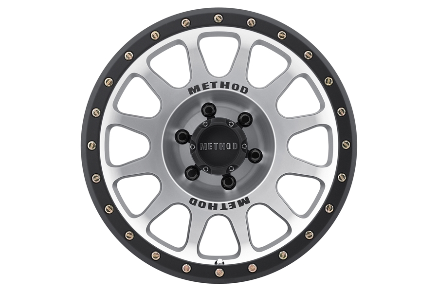 Method Race Wheels 305 NV Series Wheel 17x8.5 6x5.5 25mm Offset Black Machined Face  - Bronco 2021+