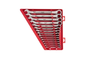 Milwaukee Tool 15pc Ratcheting Combination Wrench Set - SAE