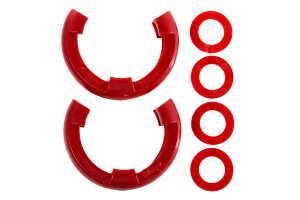 Rugged Ridge D-Shackle Isolator 3/4 Inch Kit, Red Pair 