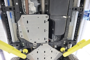 LOD Black Ops Transfer Case Skid Plate - Black Texture - Bronco 2021+